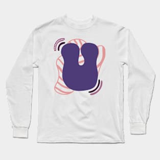 Alphabet U Long Sleeve T-Shirt